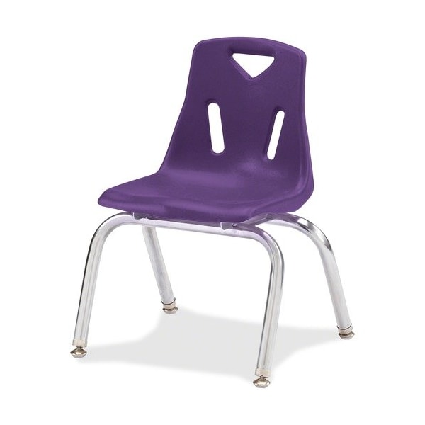 Jonti-Craft CHAIR, STACK, CHROME, 12inH, PE JNT8142JC1004 - main